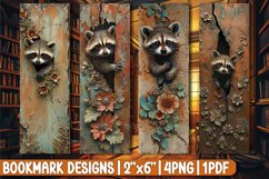 Interactive Animal Bookmark Sublimation Product Image 1