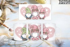 Easter Mug Wrap Design - Easter Gnome Sublimation Product Image 1