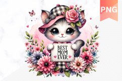 Best mom ever Sublimation - Mother's Day Clipart PNG Product Image 1