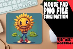 Vibrant Summer Mouse Pad Petals: Sublimation PNG Product Image 1