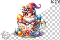 Easter Gnome Sublimation - Clipart PNG Design Product Image 1