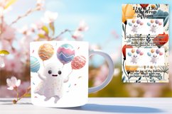 Whimsical Spring Haunts: Easter Ghost Pattern Product Image 1