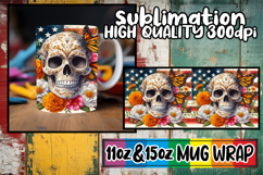 Tender moments sublimation print wrap, Skull USA Product Image 1