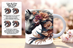 Sweet 15oz Mug Wrap Png Artwork , Horse Product Image 1