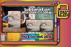 Spring Beauty Embroidery Mug Sleeve - 15oz 11oz Product Image 1