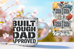 Happy 15oz Mug Wrap Png Template , Father's Day Product Image 1