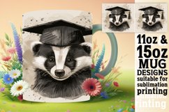 Sweet Critters Graduation Mug Design 11oz Product Image 1
