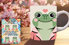 Dynamic 11oz Mug Wrap Png Template , Valenines Animals Product Image 1