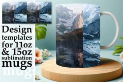 Beautiful Nature Mug Wrap for Sublimation 11oz/15oz Product Image 1