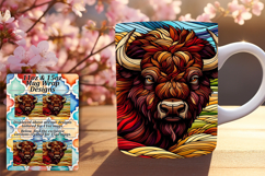 Gift 11oz Mug Wrap Png Design , Animals Product Image 1