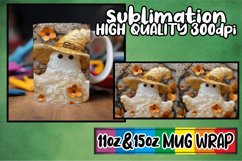 Autumn Abundance: 3D Halloween Mug Sublimation Wraps Product Image 1