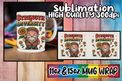 Lively afternoons 11oz 15oz sublimation wrap, Juneteenth Product Image 1