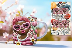 Sassy 15oz Mug Wrap Png Template , 3D Cupid Product Image 1