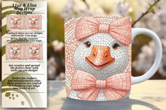 Fashionable 11oz Mug Wrap Png Template , Goose Product Image 1