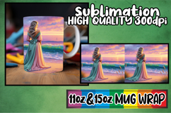 Lovely moments 11oz 15oz sublimation wrap, Women Product Image 1