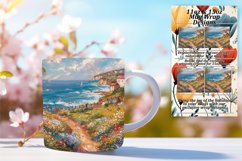 Springtime Serenity Landscape Mug Designs: Sublimation - 11o Product Image 1