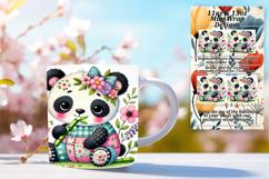 Bold 11oz Mug Wrap Png Artwork , Animals Product Image 1