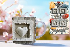 Sublimation 3D Heart Mug - Love's Perfection Product Image 1
