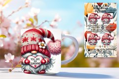 Sweet 15oz Mug Wrap Png Design , Gnomes Product Image 1