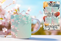 Bright and Bold Gradient Mug Wrap for Sublimation 11oz/15oz Product Image 1