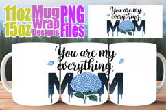 Vibrant afternoons 11oz 15oz sublimation wrap, Mother&#039;s Day Product Image 1
