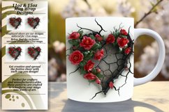 Spring Delight: Crack Wall Heart Mug, Various Sizes Product Image 1