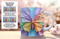 Fluttering Butterfly Magic: Spring Mug Wrap Product Image 1