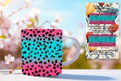 Chic Leopard Gradient Mug Wrap - 11oz 15oz Product Image 1