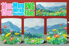 Beautiful Spring Mug Wrap - Landscape Sublimation Product Image 1