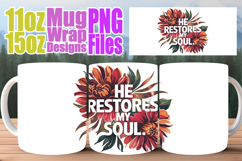 Blissful adventures 11oz 15oz sublimation wrap, Christian Product Image 1