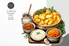 Thanksgiving clipart, Potato clipart, Autumn clipart Product Image 1