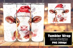 Personalized Tumbler Artwork , Christmas Animals Product Image 1