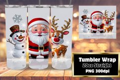 Christmas Cartoon Designs for 20oz Tumbler Sublimation Product Image 1
