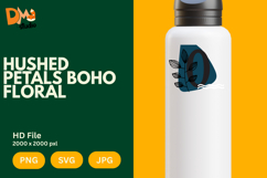Hushed Petals Boho Floral Monogram Product Image 1