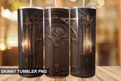 3D Gothic Book Tumbler Design Product Image 1