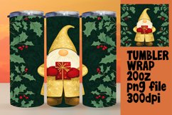 Holiday Gnome Tumbler Wrap Christmas 20oz Design Product Image 1