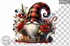 Christmas Gnome Sublimation - Clipart PNG Design Product Image 1