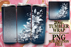 Sweet memories 20oz tumbler wrap, Leopard Prints Product Image 1