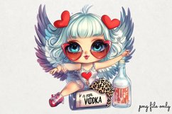 Cupid Anti Valentines Day Clipart PNG Product Image 1