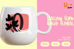 Hallow Fern Boho Floral Monogram Product Image 1