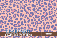 Pink Leopard Seamless Pattern Surface Design PNG Bundle Set Product Image 4