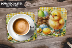 Holiday Themes Square Coaster Bundle, Festive Coaster PNG Product Image 15