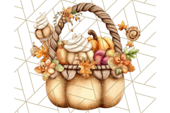 Fall Cookie Clipart PNG, Autumn Sweets Pumpkin Cookies Product Image 5