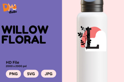 Willow Floral Monogram Product Image 1