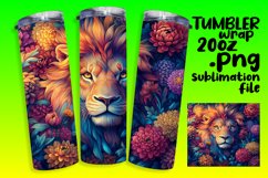 20oz Tumbler Wrap for Personalization , Leo Product Image 1