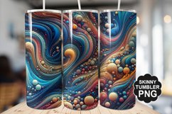 Closeup of Abstract Tumbler Warp - Tumbler PNG Design Product Image 1