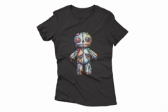 Exposed Bones Stitched Doll Halloween Voodoo PNG Product Image 4
