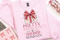 Pretty Presents and Merry Moments PNG Sublimation Design Product Image 4