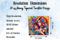 Just one more Chapter 20oz Tumbler Wrap Sublimation Product Image 3