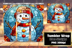 Christmas Dream Stained Glass 3D Wrap 20oz Product Image 1